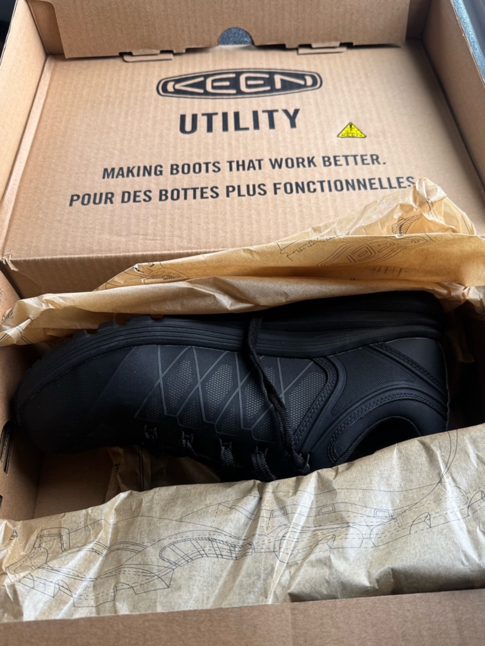Keen Utility Men's Black Work Boots